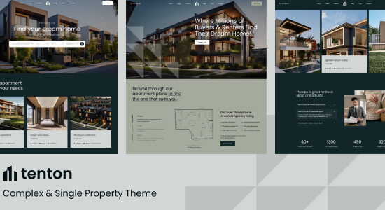 Tenton - Complex & Single WordPress Property Theme