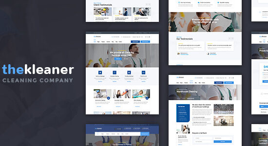 The Kleaner - Chủ đề WordPress của Công ty vệ sinh công nghiệp