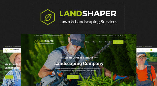 The Landshaper - Chủ đề WordPress làm vườn & cảnh quan