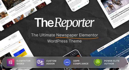 The Reporter - Chủ đề WordPress biên tập báo