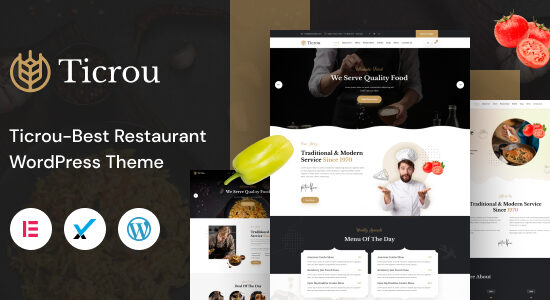 Ticrou - Chủ đề WordPress nhà hàng