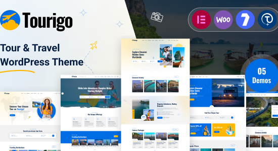 Tourigo - Chủ đề WordPress Du lịch & Lữ hành + RTL