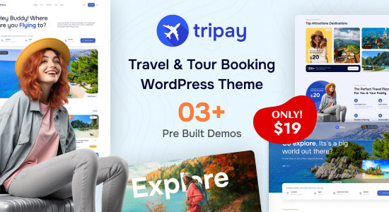 Tripay - Chủ đề WordPress Đặt tour du lịch