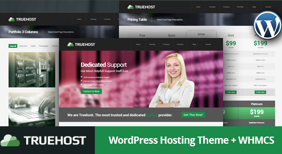 Truehost - Chủ đề WordPress lưu trữ đáp ứng