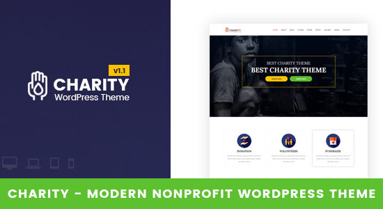 Từ thiện - Chủ đề WordPress phi lợi nhuận