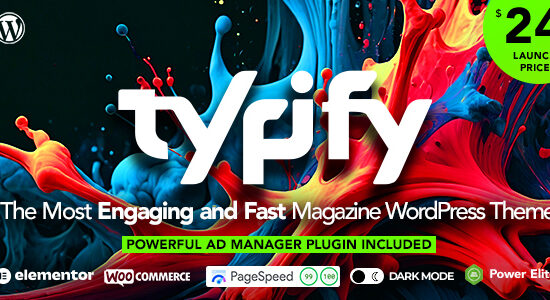 Typify - Chủ đề WordPress cho báo và tạp chí