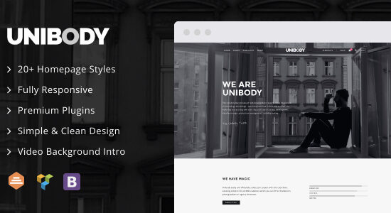 UniBody - Chủ đề WordPress kinh doanh thanh lịch