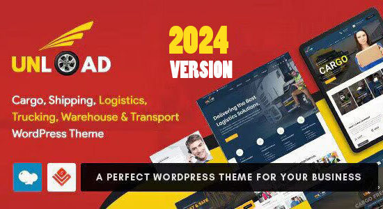 Unload - Giao diện WordPress về vận chuyển hàng hóa, hậu cần, vận tải & dịch vụ vận tải