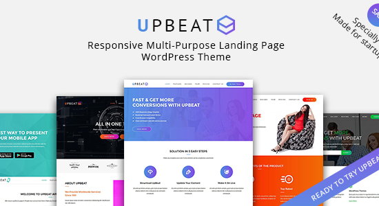 Upbeat - Chủ đề WordPress trang đích đa năng