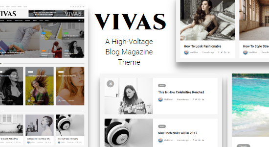 VIVAS Blog Tạp chí Báo WordPress Theme với Visual Composer