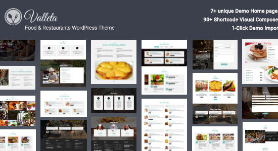 Valleta - Chủ đề WordPress về Thực phẩm & Nhà hàng