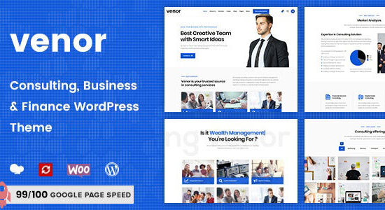 Venor - Chủ đề WordPress tư vấn kinh doanh