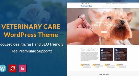 VetBox - Chủ đề WordPress về thú y và chăm sóc thú cưng