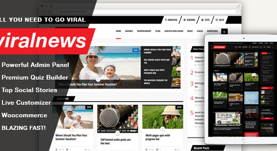 ViralNews - Chủ đề WordPress Buzz