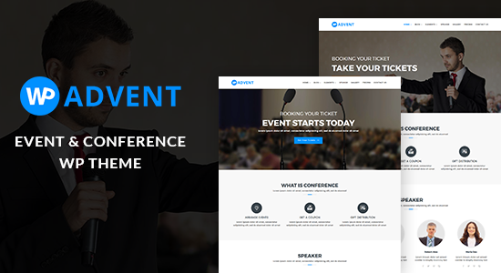 WPadvent - Chủ đề WordPress cho sự kiện và hội nghị