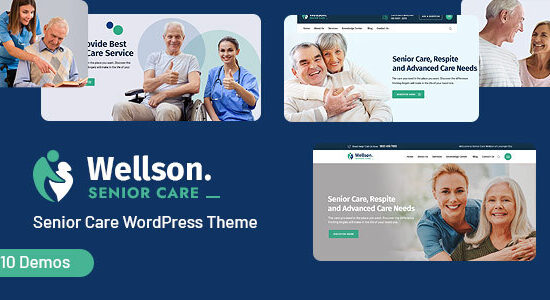 Wellson - Chủ đề WordPress về chăm sóc người cao tuổi và y tế