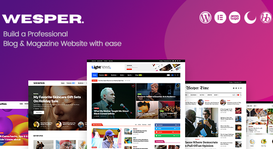 Wesper - Chủ đề WordPress cho Blog & Tạp chí