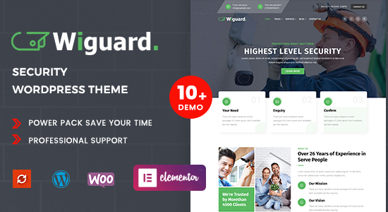 Wiguard - Chủ đề WordPress về camera quan sát & bảo mật