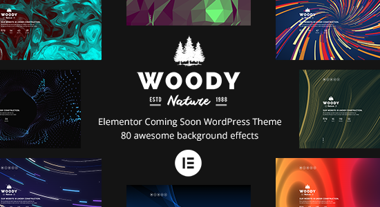 Woody - Theme WordPress sắp ra mắt của Elementor