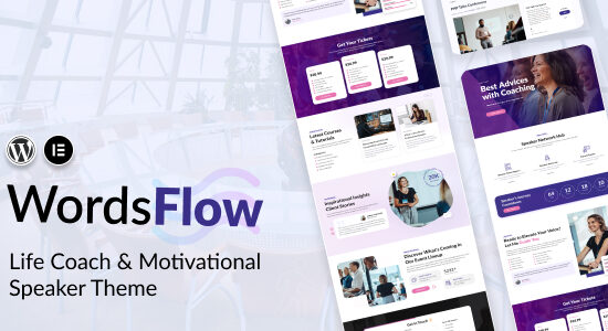 Wordsflow - Chủ đề của Life Coach & Motivational Speaker