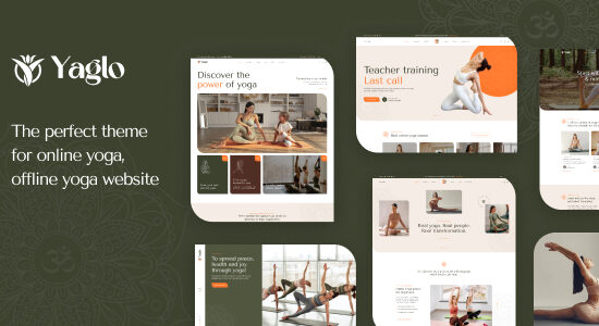 Yaglo - Chủ đề WordPress của Yoga Studio