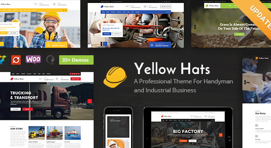 Yellow Hats - Chủ đề xây dựng, xây dựng và cải tạo