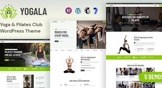 Yogala - Chủ đề WordPress của Câu lạc bộ Yoga & Pilates