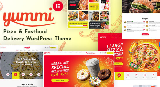 Yummi - Chủ đề WordPress Nhà hàng thức ăn nhanh