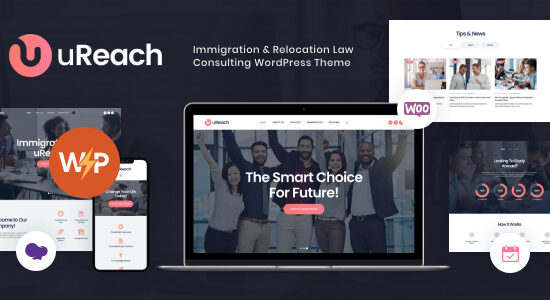 uReach | Chủ đề WordPress Tư vấn Nhập cư & Tái định cư