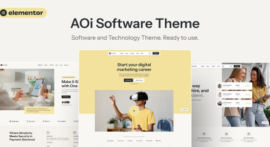 AOi - Software & Technology WordPress Theme