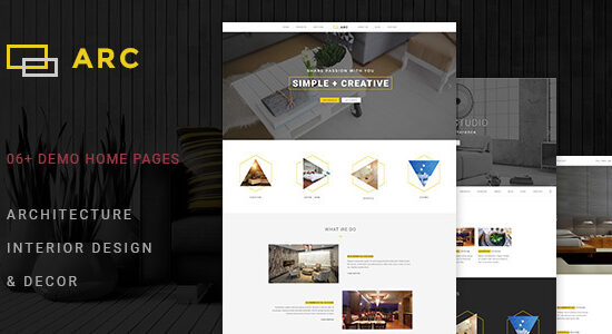 ARC - Theme WordPress Thiết kế nội thất, trang trí, kiến ​​trúc