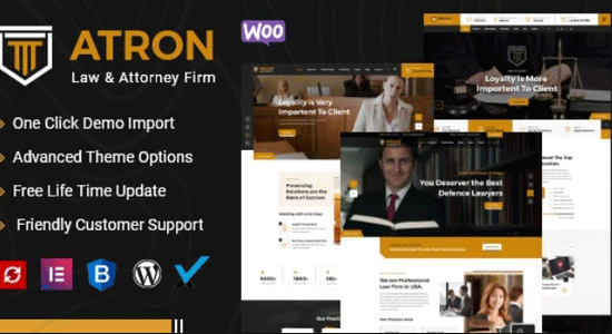 ATRON || Chủ đề WordPress Luật sư & Luật sư