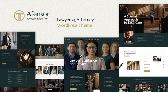 Afensor - Chủ đề WordPress Luật sư, Công ty Luật và Luật sư