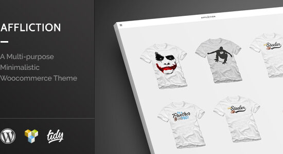 Affliction - Chủ đề WooC Commerce WordPress tối giản đa năng
