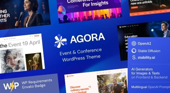 Agora — Chủ đề WordPress sự kiện & hội nghị