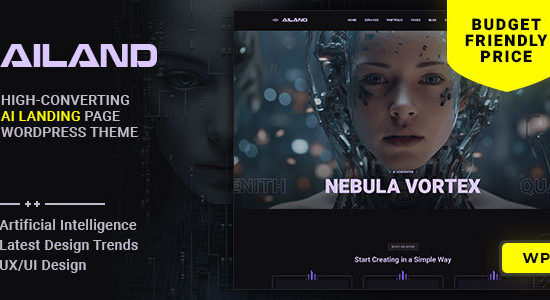 Ailand - Chủ đề WordPress đích công nghệ AI