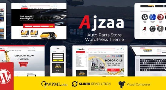 Ajzaa - Chủ đề WordPress của Cửa hàng phụ tùng ô tô