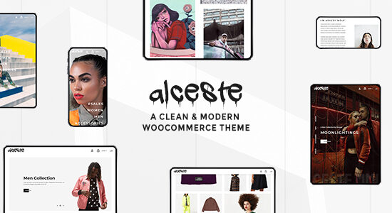 Alceste - Một chủ đề WooC Commerce hiện đại và sạch sẽ