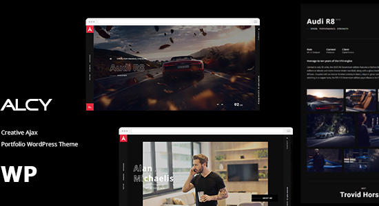 Alcy -Creative Ajax Portfolio WordPress Theme