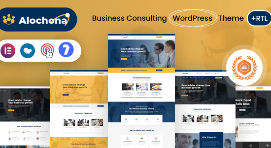 Alochona - Chủ đề WordPress tư vấn kinh doanh + RTL