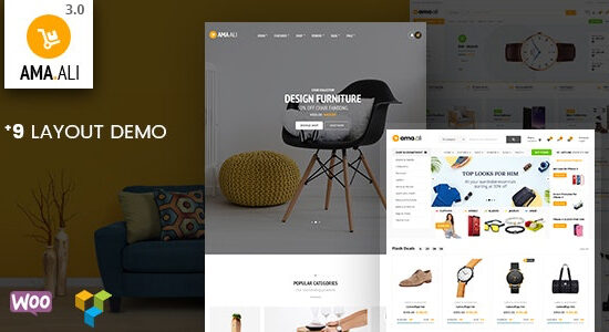 Ama.Ali - Chủ đề WordPress của Cửa hàng nội thất Market WooC Commerce