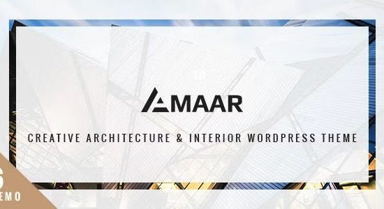 Amaar - Chủ đề WordPress Kiến trúc & Nội thất Sáng tạo