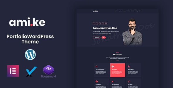 Amike | Chủ đề WordPress danh mục đầu tư cá nhân