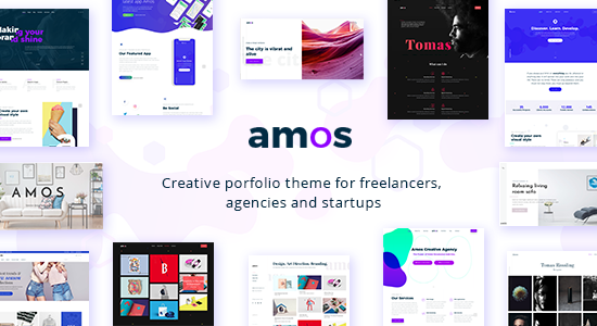 Amos - WordPress sáng tạo