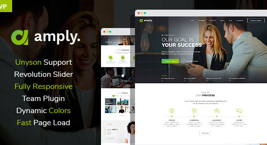 Amply - Chủ đề WordPress Thiết kế Web & Kinh doanh Kỹ thuật số