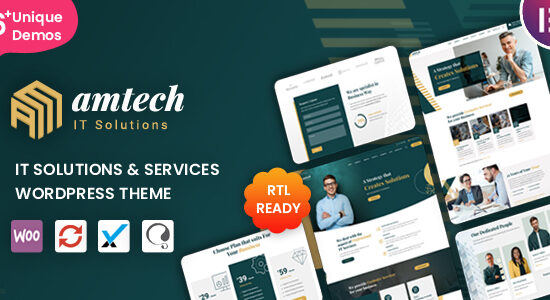 Amtech - Chủ đề WordPress Dịch vụ & Giải pháp CNTT