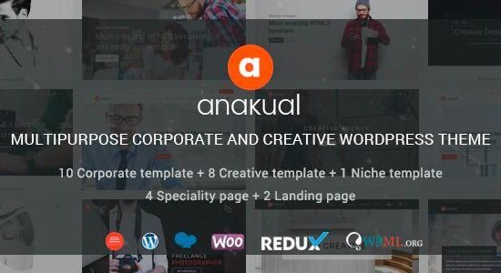 Anakal - Chủ đề WordPress sáng tạo và doanh nghiệp đa năng