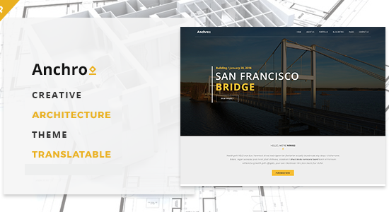 Anchro - Chủ đề WordPress Kiến trúc Sáng tạo
