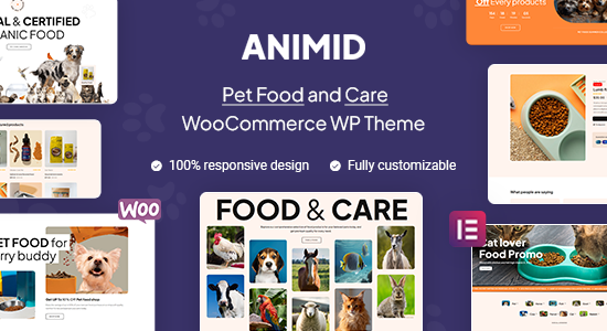 Animid - Chủ đề WooC Commerce của Pet Shop