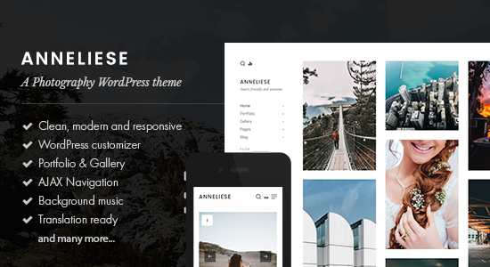 Anneliese - Một chủ đề WordPress về nhiếp ảnh